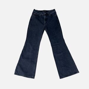 Denim‎ Forum The Marlene '60's High Flare Size 27 30L Black